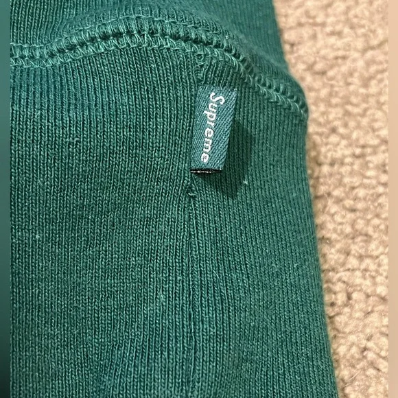 Supreme box logo crewneck sweatshirt forest green bape Stussy Carhartt nike